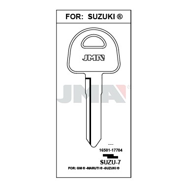 Llave en bruto JMA SUZU-7 – vista agrupada
