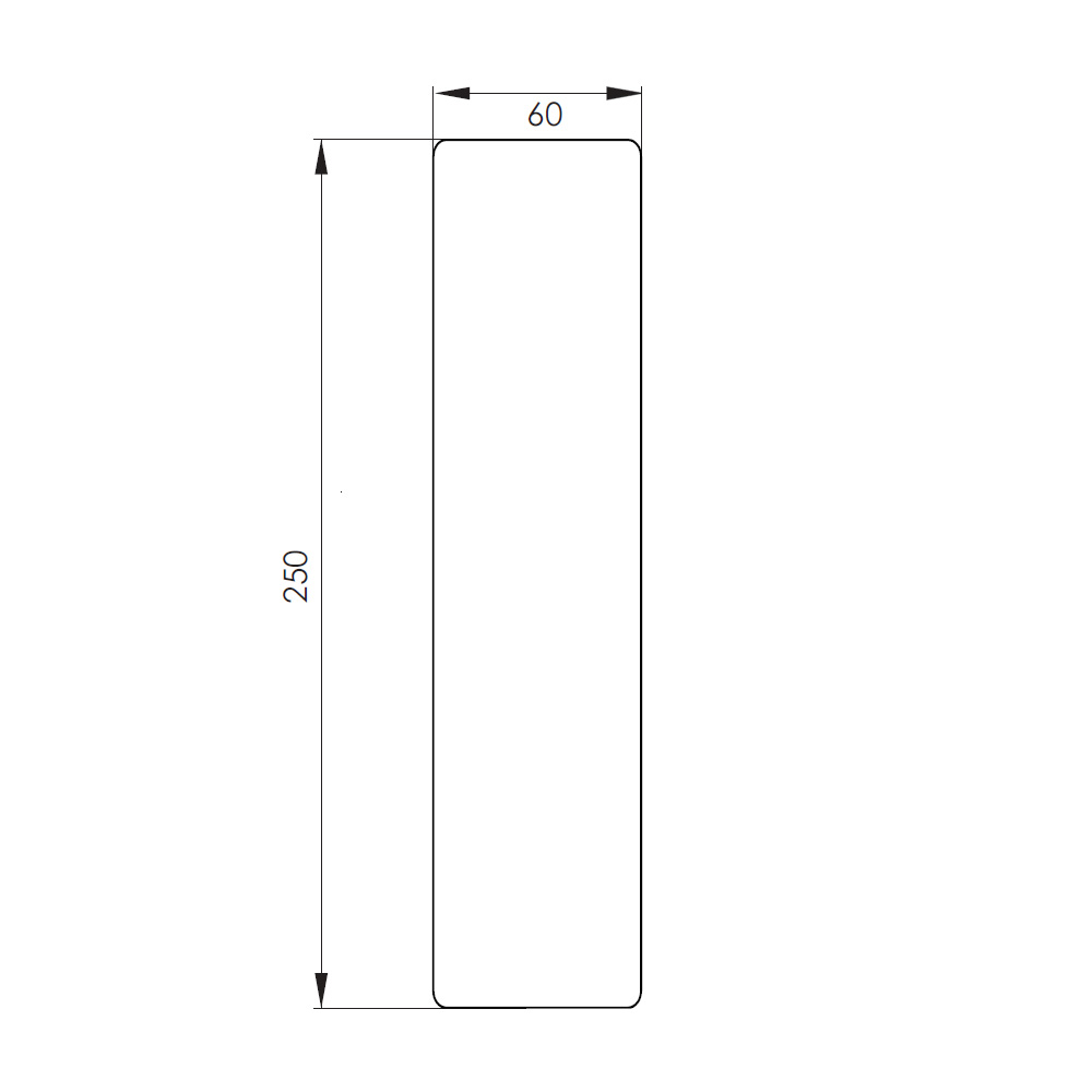 Roseta adhesiva Slotenonline Tipo 8 | Acero inoxidable | Inox/Negro/Blanco - Imagen 2