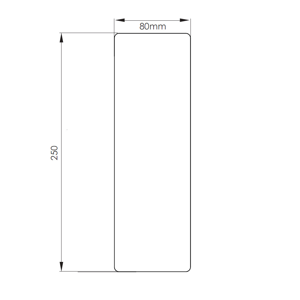 Roseta adhesiva Slotenonline Tipo 9 | Acero inoxidable | Inox/Negro/Blanco - Imagen 2