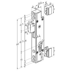 Sobinco 6760 | Cerradura de gancho para puertas correderas | 5 modelos