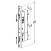 Sobinco Pentalock 6792 | Cerradura para puertas correderas | 2 cierres de seta