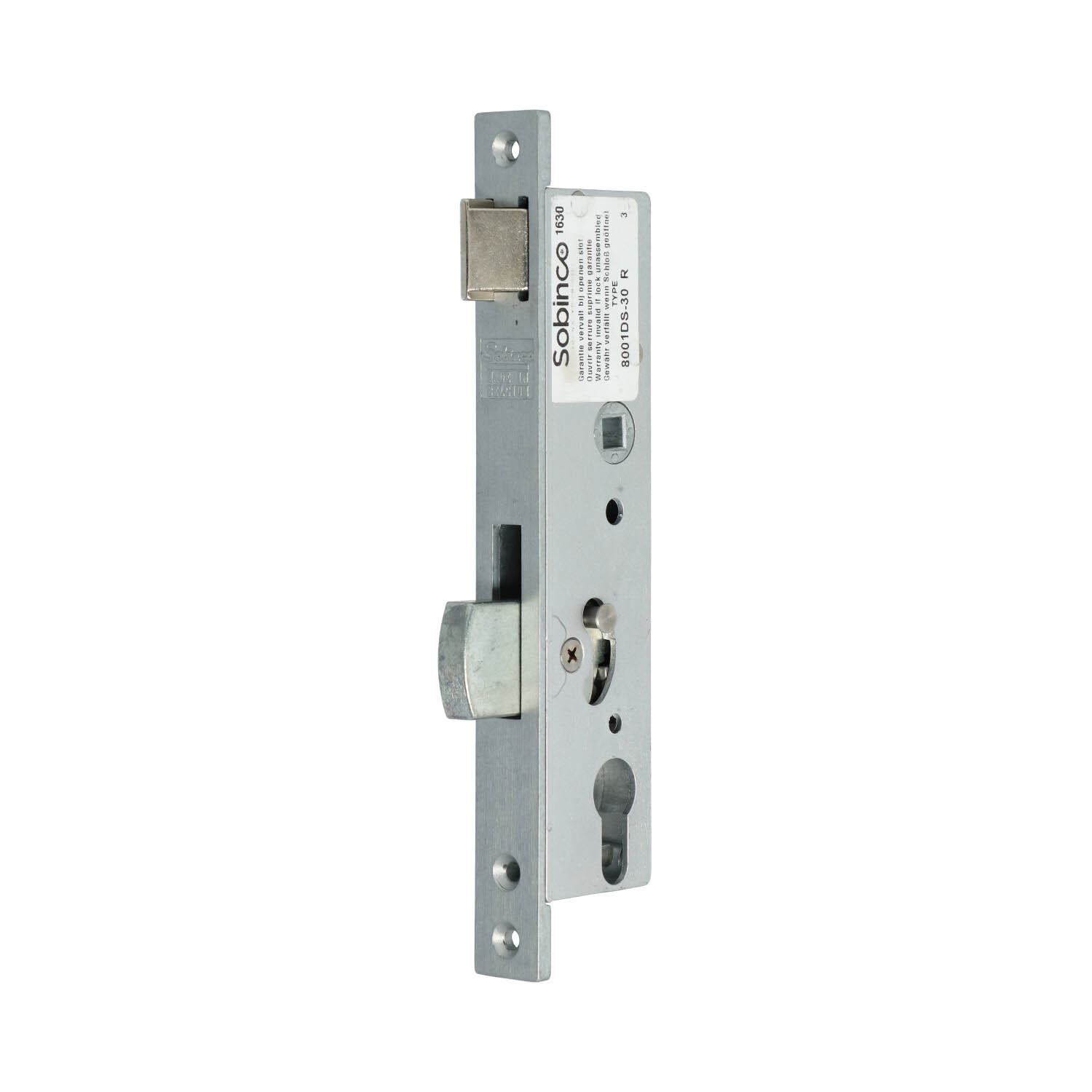 Sobinco 8001DS | Cerradura para bombín | Versión para cierre multipunto