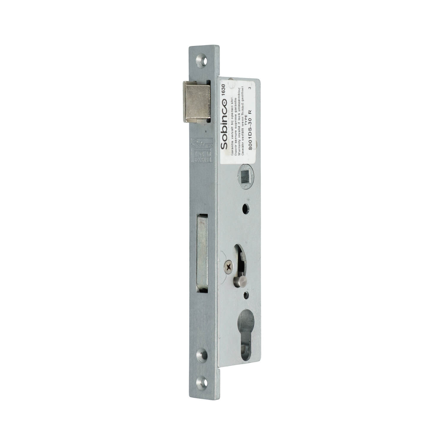 Sobinco 8001DS | Cerradura para bombín | Versión para cierre multipunto