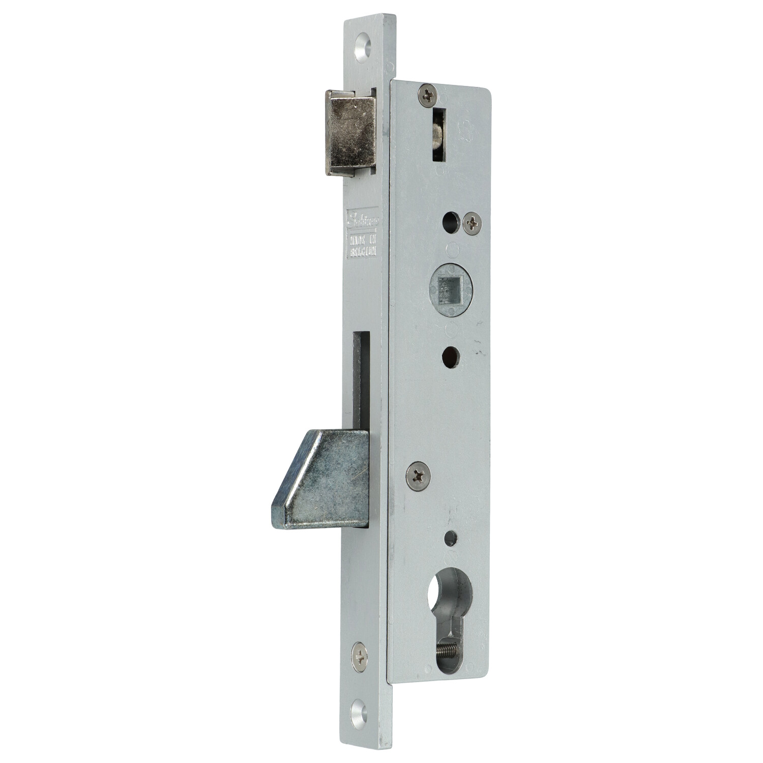 Sobinco 8002 | Cerradura para bombín | Distancia entre ejes 97,30 mm | Cerrojo tipo B