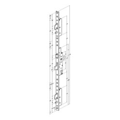Sobinco 8431 | Cerradura multipunto | Frente en U, gancho-bulón