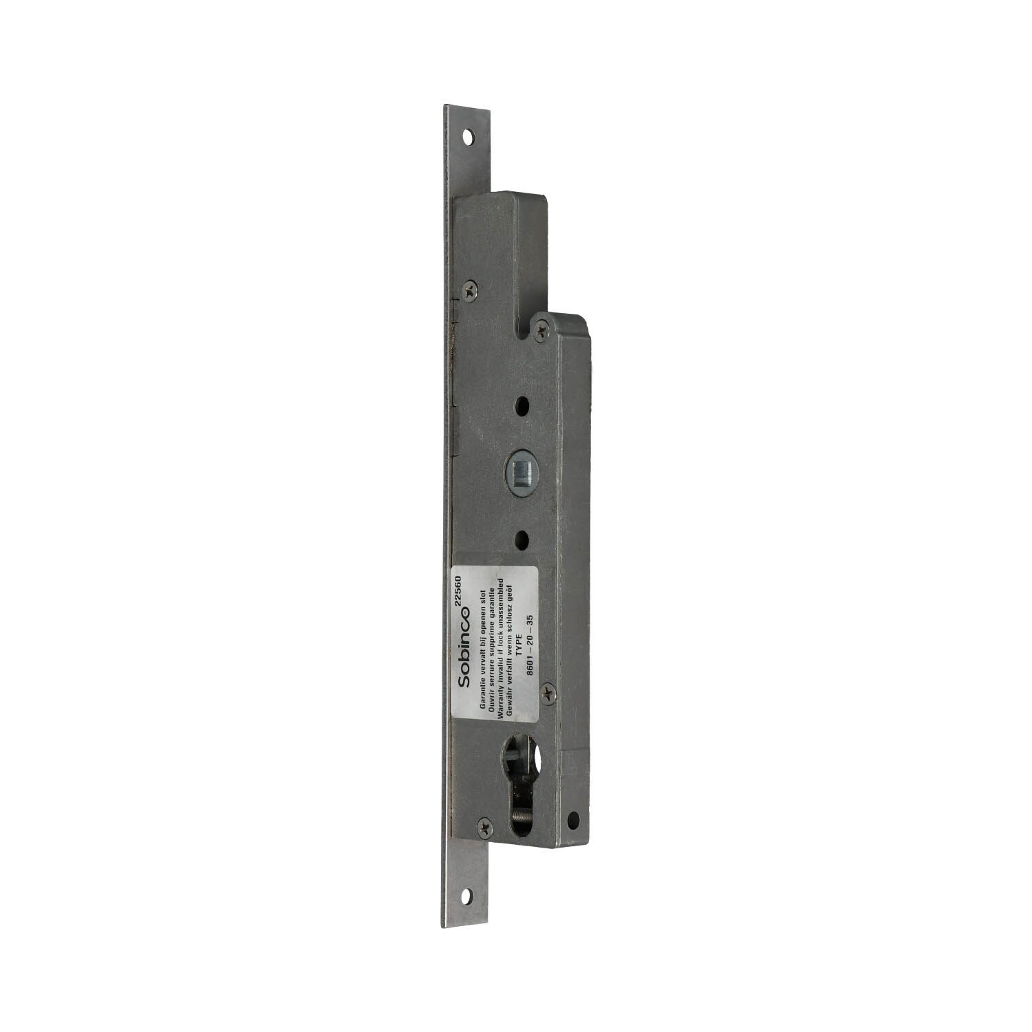 Sobinco 8601 | Cerradura de un punto | Frente plano inox