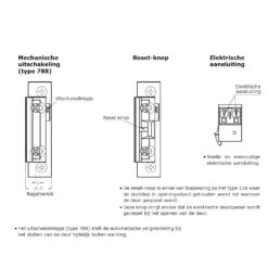 Sobinco 788-128E | Abrepuertas eléctrico | 10-24 V AC/DC