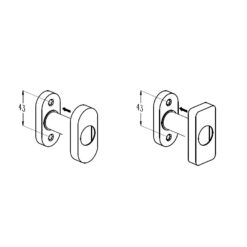Sobinco 1852 | Manilla de ventana inox | Sobinox - 4