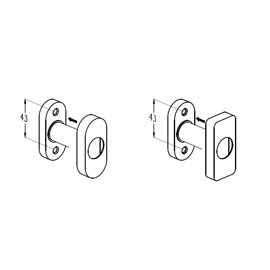 Sobinco 1851 | Manilla de ventana de acero inoxidable | Sobinox - 4