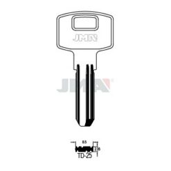 Llave en bruto JMA TD-25