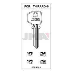 Llave en bruto JMA TD-8D – vista agrupada