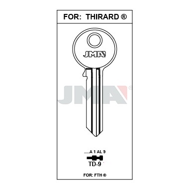 Llave en bruto JMA TD-9 – vista agrupada