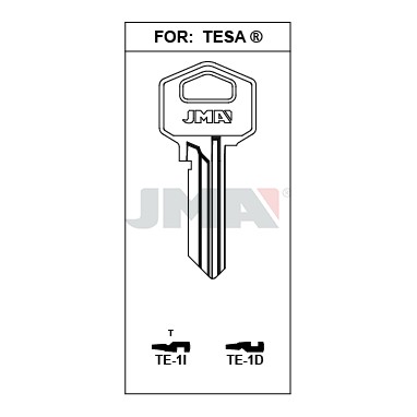Llave en bruto JMA TE-1I – vista agrupada