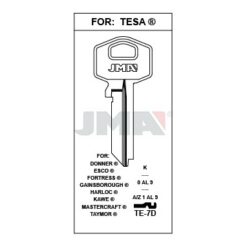 Llave en bruto JMA TE-7D – vista agrupada