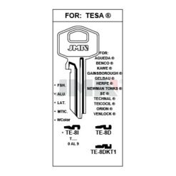 Llave en bruto JMA TE-8D – vista agrupada