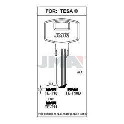 Llave en bruto JMA TE-T10D – vista agrupada