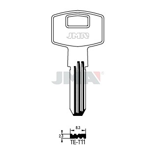 Llave en bruto JMA TE-T11