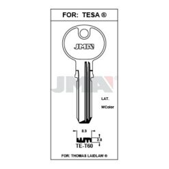 Llave en bruto JMA TE-T60 – vista agrupada