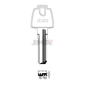 Llave en bruto JMA TE-T62