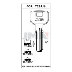 Llave en bruto JMA TE-T80 – vista agrupada