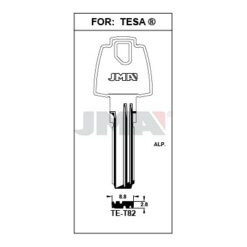 Llave en bruto JMA TE-T82 – vista agrupada