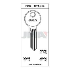 Llave en bruto JMA TIT-15D – vista agrupada