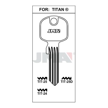 Llave en bruto JMA TIT-24 – vista agrupada
