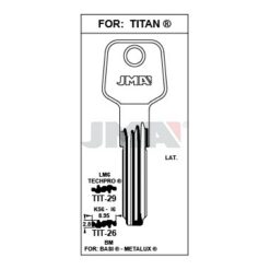 Llave en bruto JMA TIT-26 – vista agrupada