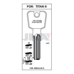 Llave en bruto JMA TIT-27 – vista agrupada