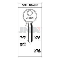 Llave en bruto JMA TIT-2D – vista agrupada