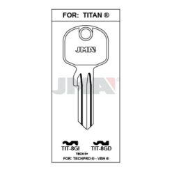 Llave en bruto JMA TIT-8GD – vista agrupada
