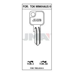 Llave en bruto JMA TOK-3D – vista agrupada