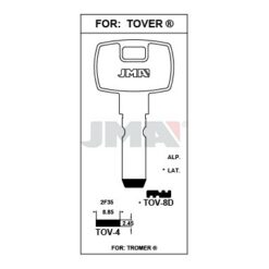 Llave en bruto JMA TOV-4 – vista agrupada