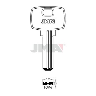 Llave en bruto JMA TOV-7