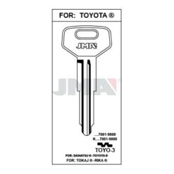 Llave en bruto JMA TOYO-3 – vista agrupada