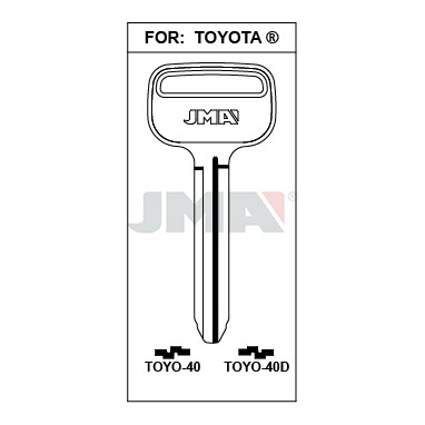Llave en bruto JMA TOYO-40D – vista agrupada