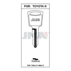 Llave en bruto JMA TOYO-6 – vista agrupada