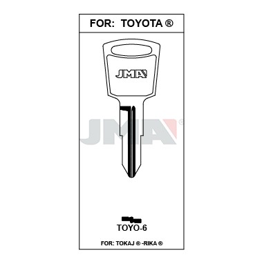 Llave en bruto JMA TOYO-6 – vista agrupada