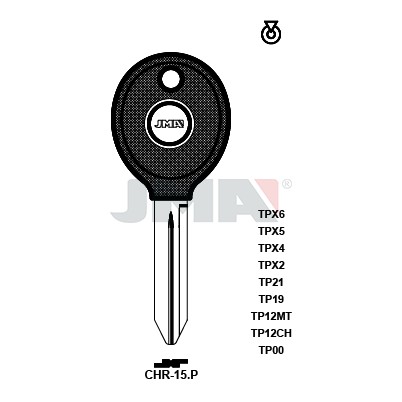 Llave en bruto JMA TP00CHR-15.P