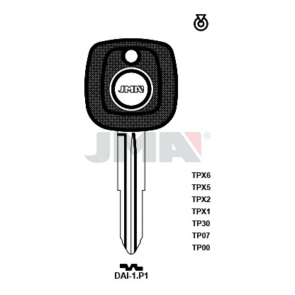 Llave en bruto JMA TP00DAI-1.P1