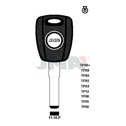 Llave en bruto JMA TP00FI-16.P AZUL