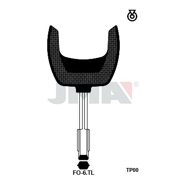 Llave en bruto JMA TP00FO-6.TL