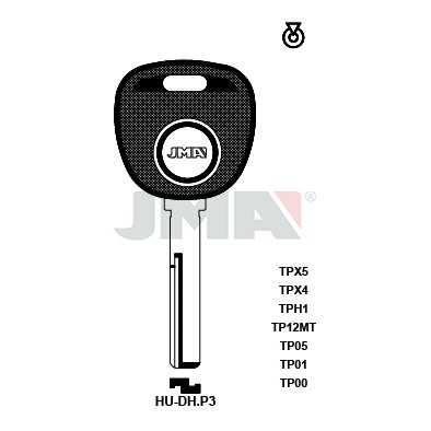 Llave en bruto JMA TP00HU-DH.P3
