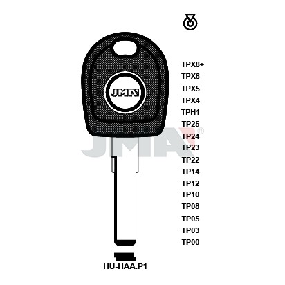 Llave en bruto JMA TP00HU-HAA.P1