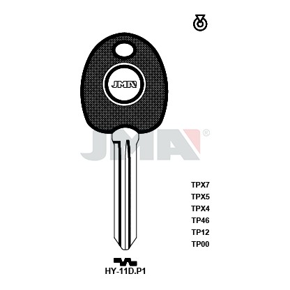 Llave en bruto JMA TP00HY-11D.P1