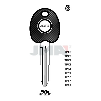 Llave en bruto JMA TP00HY-6D.P1
