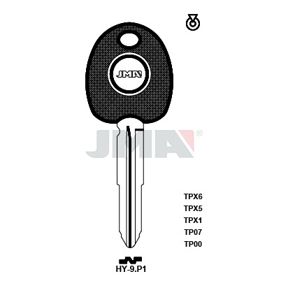 Llave en bruto JMA TP00HY-9.P1
