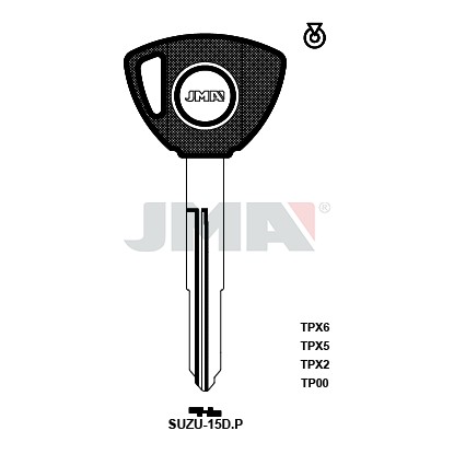 Llave en bruto JMA TP00SUZU-15D.P