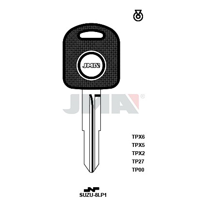 Llave en bruto JMA TP00SUZU-8I.P1