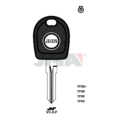 Llave en bruto JMA TP00VO-8.P